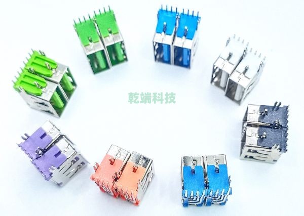 USB AF 10.0 側插卷邊鐵殼 PBT白膠 H62